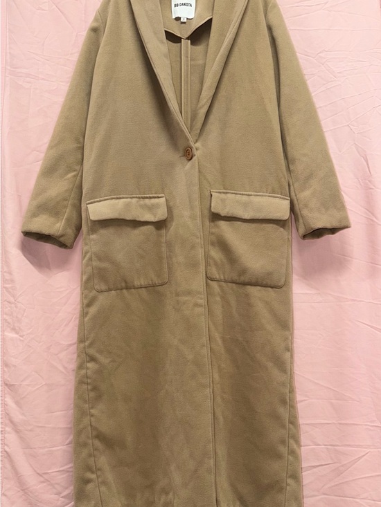 BB Dakota Jackets & Blazers - BB Dakota Tan Dress Coat